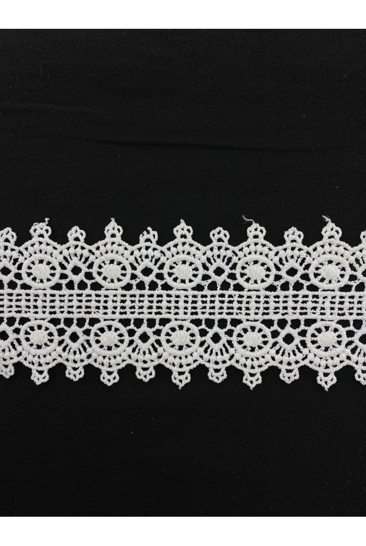 Ham Polyester Güpür Brode Bant