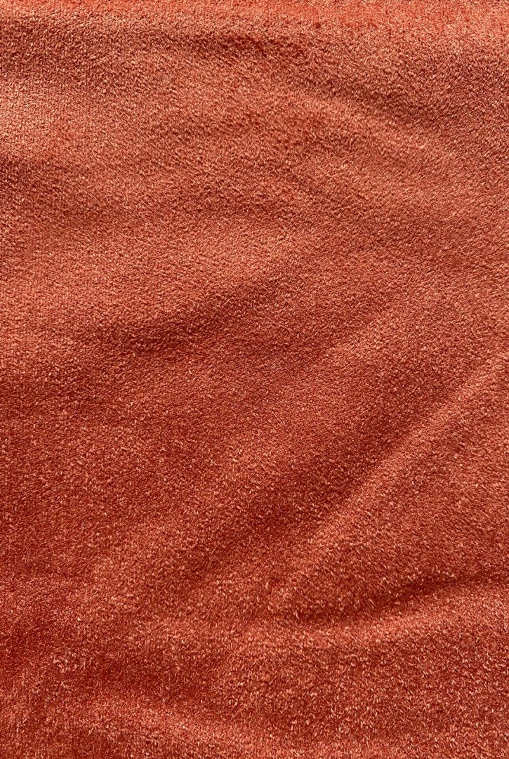 22586 KUMAŞ/YERLİ/LEZ/POLYESTER LİKRALI/KİREMİT/150 CM