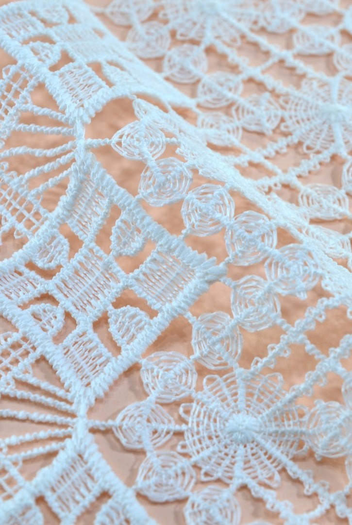 8158  BRODE/YERLİ/LEZ/GÜPÜR/MAT POLYESTER/HAM/120 CM