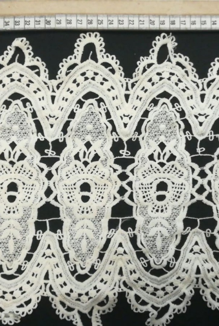 Brode İthal Bant Güpür Mat Polyester Lekeli Ham