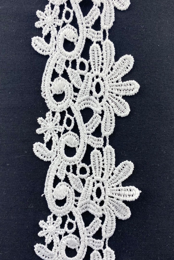 İthal Ham Mat Polyester Güpür Brode Bant