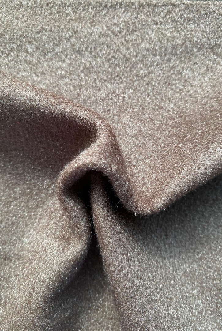 22600 KUMAŞ/YERLİ/LEZ/POLYESTER LİKRALI/KAHVERENGİ/155 CM