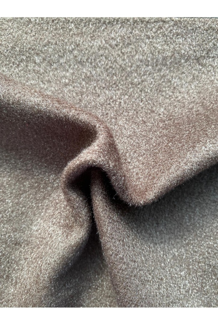 22600 KUMAŞ/YERLİ/LEZ/POLYESTER LİKRALI/KAHVERENGİ/155 CM