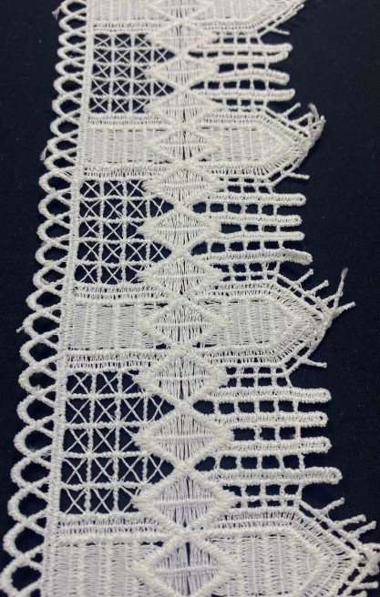 Ham Mat Polyester Güpür Brode Bant