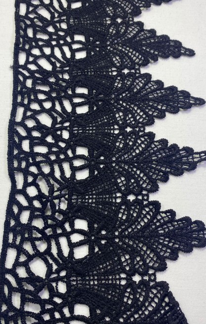 6109 BRODE/İTHAL/GÜPÜR BANT/MAT POLYESTER/SİYAH