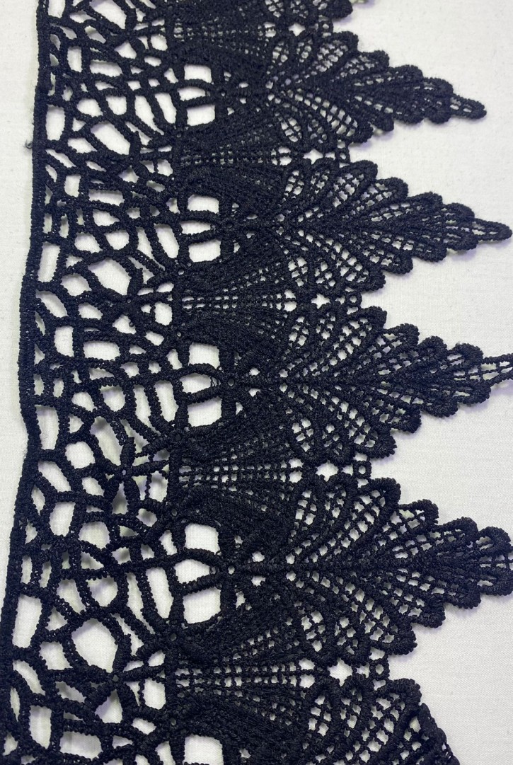 6109 BRODE/İTHAL/GÜPÜR BANT/MAT POLYESTER/SİYAH