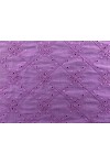Lila Bohrerli Pamuk Polyester Vual Brode Kumaş, 135 cm