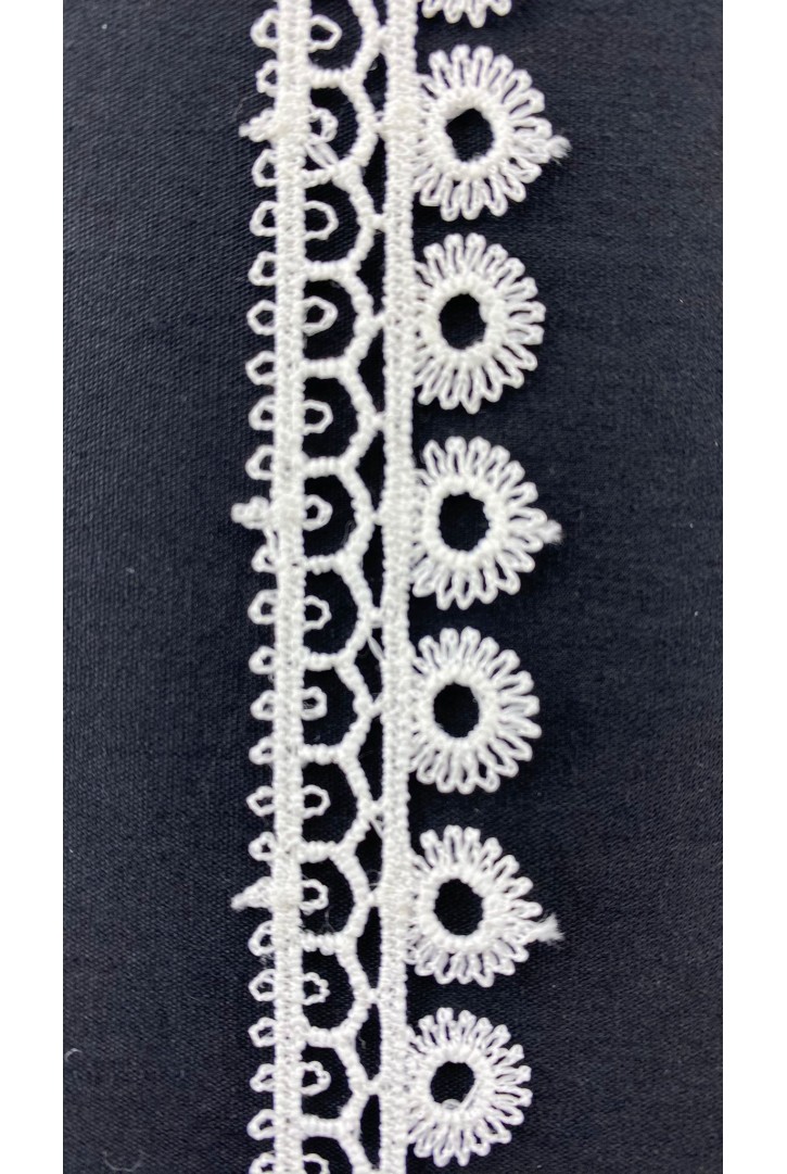 Mat Polyester Ham Güpür Brode Bant, Yerli