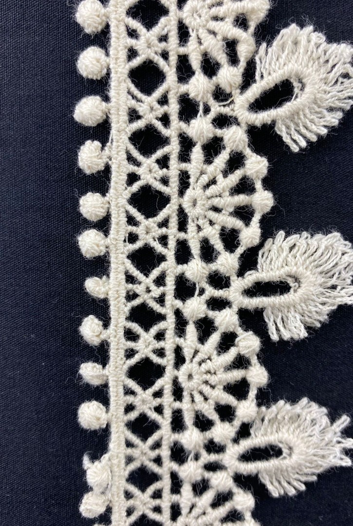 Ham Pamuk Güpür Brode Bant