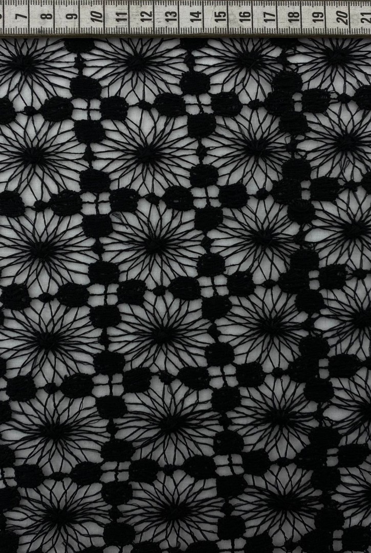 Siyah Mat Polyester İthal Brode