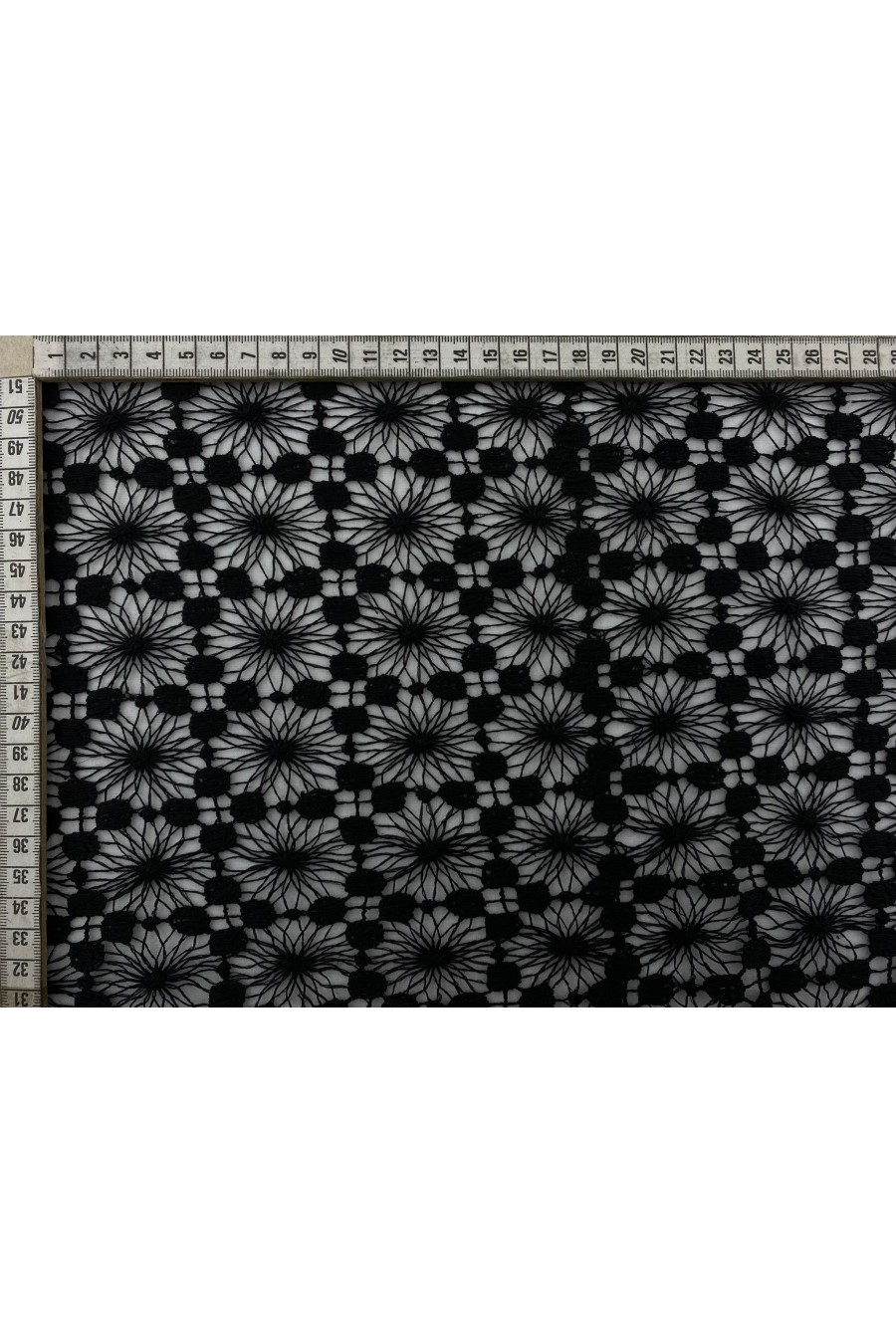 5133-METRE Siyah Mat Polyester İthal Brode