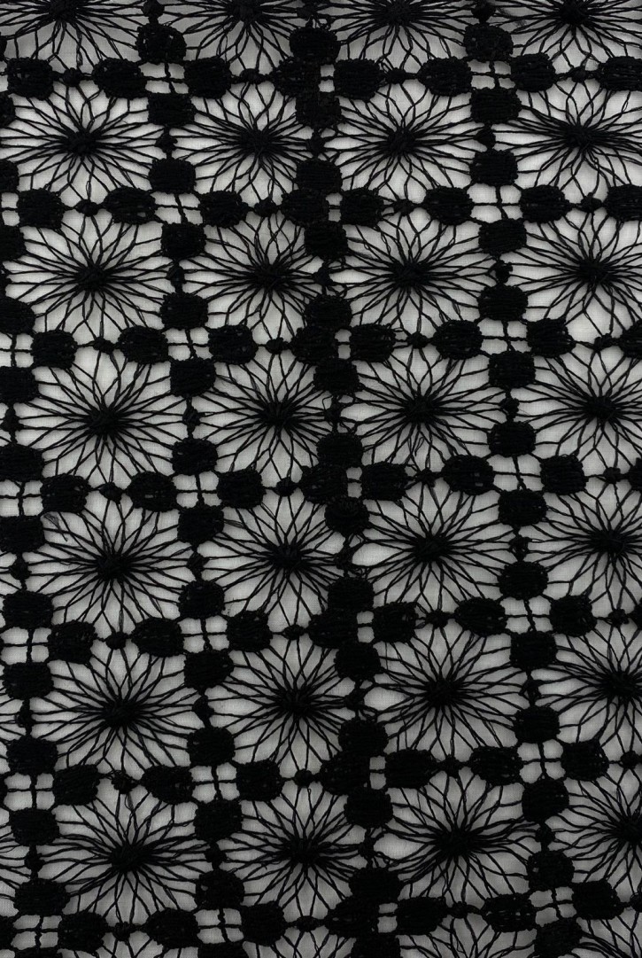 Siyah Mat Polyester İthal Brode