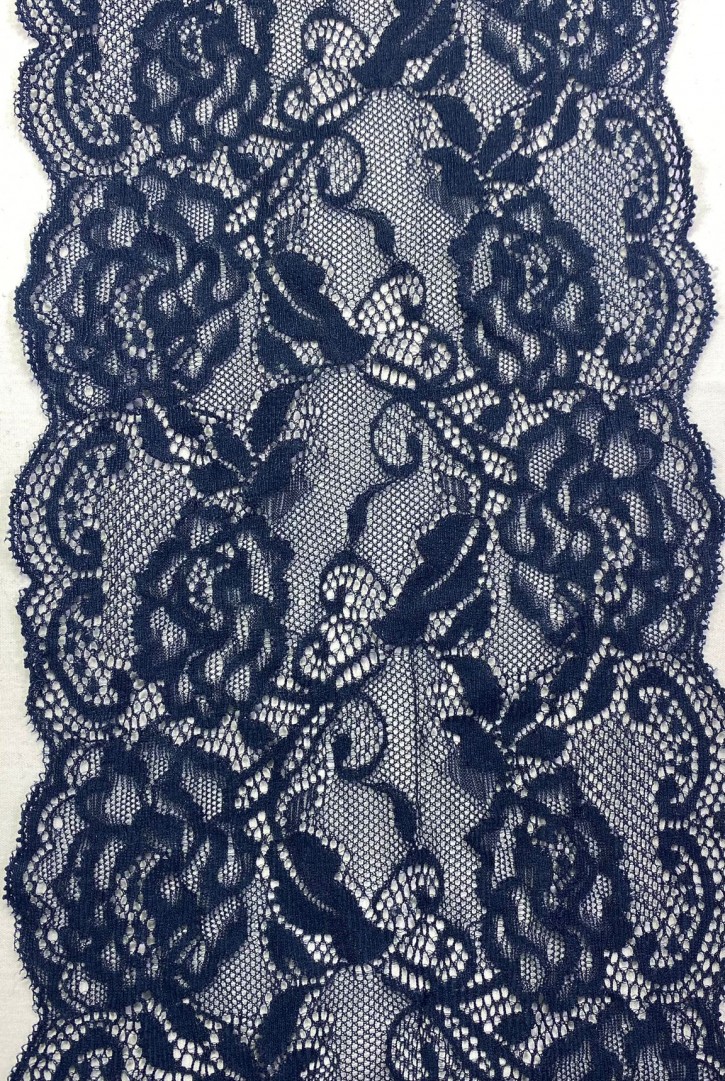 Petrol Yeşili Yerli Polyester Dantel Bant