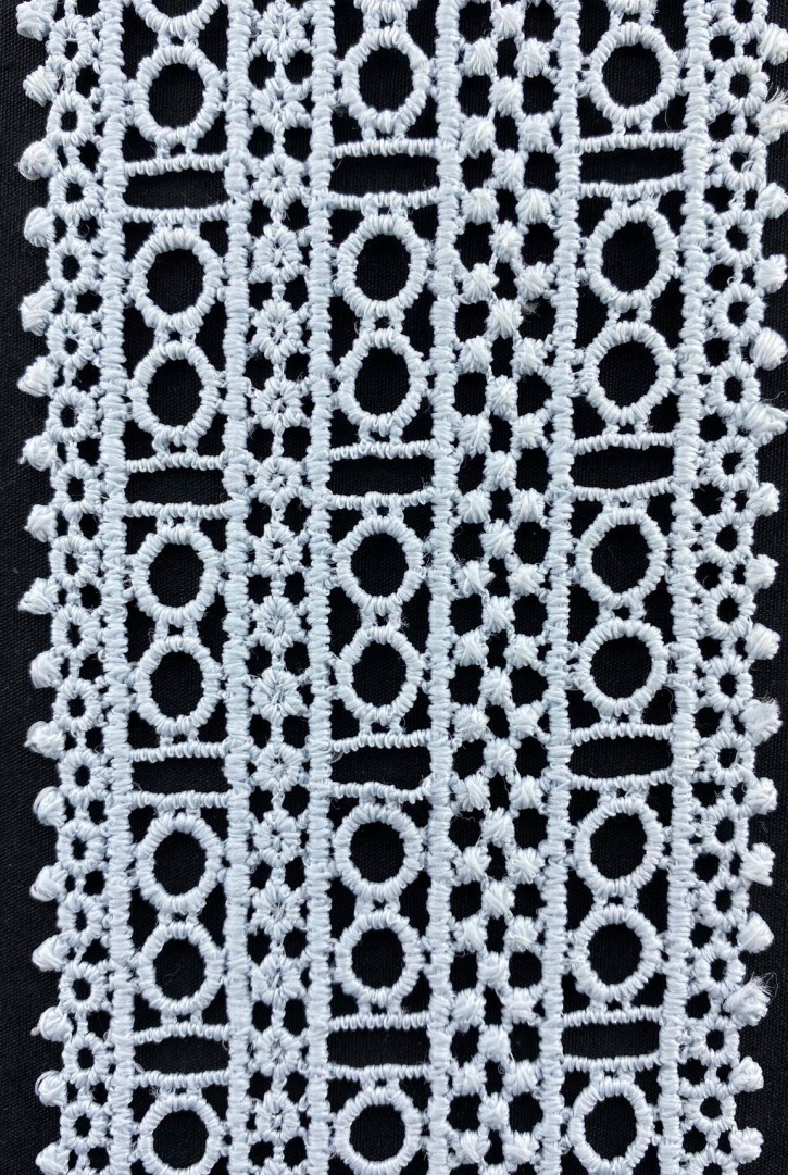 Açık Mavi Mat Polyester Brode Bant