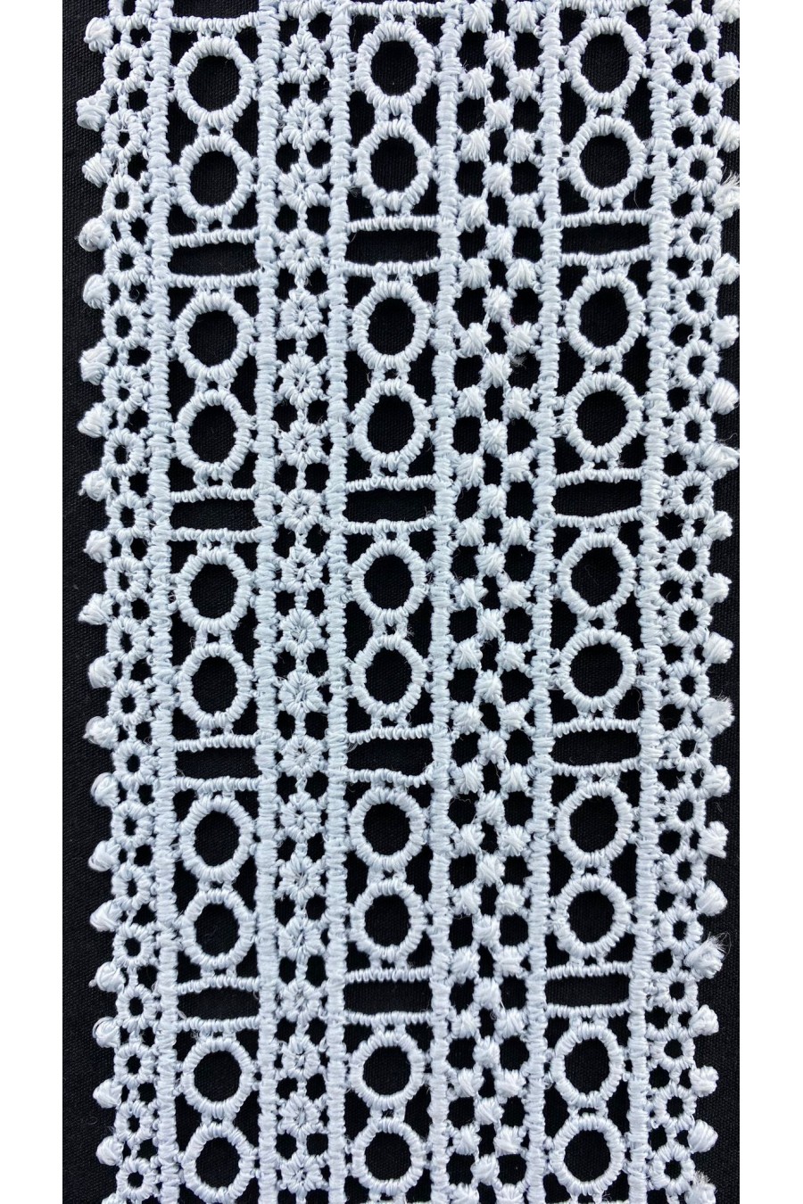 12031-METRE Açık Mavi Mat Polyester Brode Bant