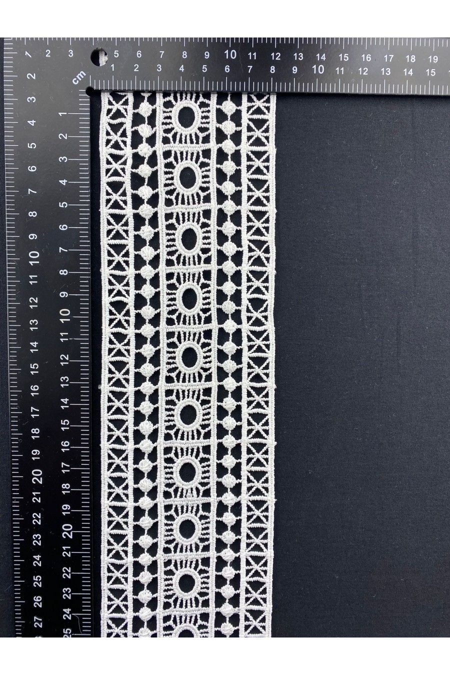 7713-METRE Ham Polyester Güpür Brode Bant