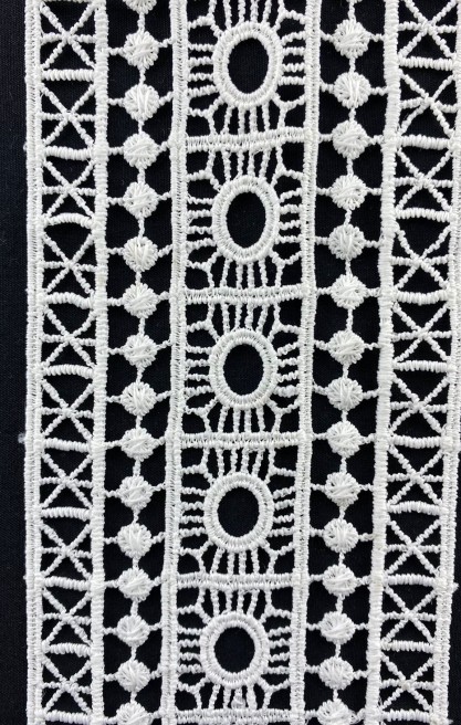 Ham Polyester Güpür Brode Bant