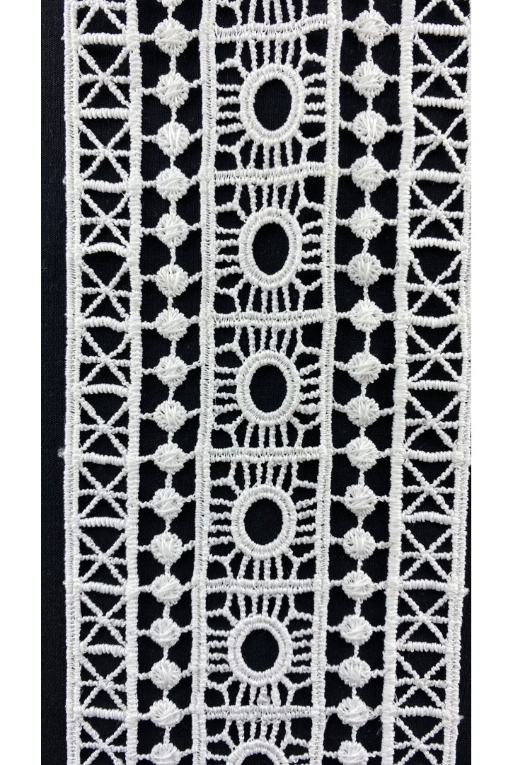 Ham Polyester Güpür Brode Bant