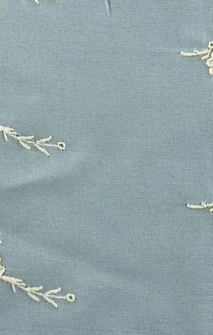 Ham Şifon Zeminli Brode Kumaş