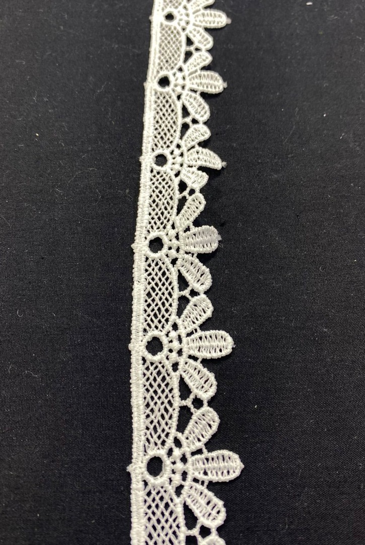 2,5 cm Ham Güpür Brode Bant