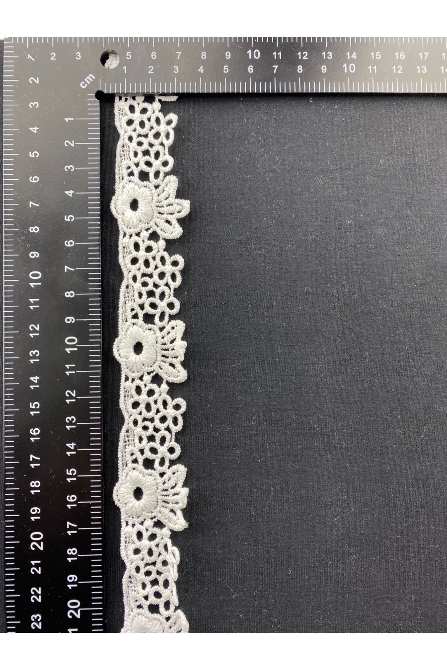 3,5 cm Ham Mat Polyester Güpür Brode Bant