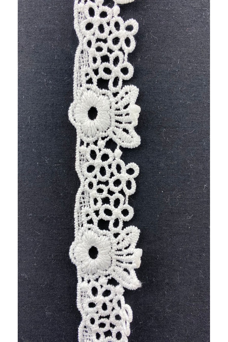 3,5 cm Ham Mat Polyester Güpür Brode Bant