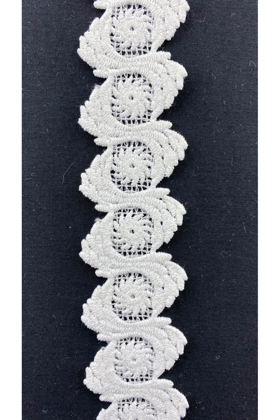 3.5 cm Ham Mat Polyester Güpür Brode Bant