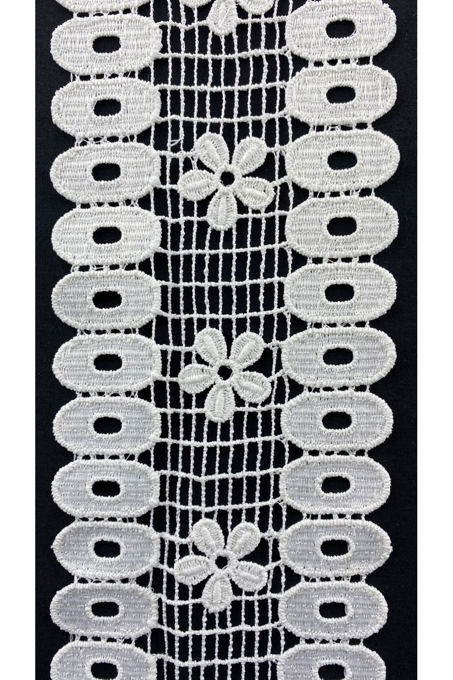 8,5 cm Ham Mat Polyester Güpür Bant