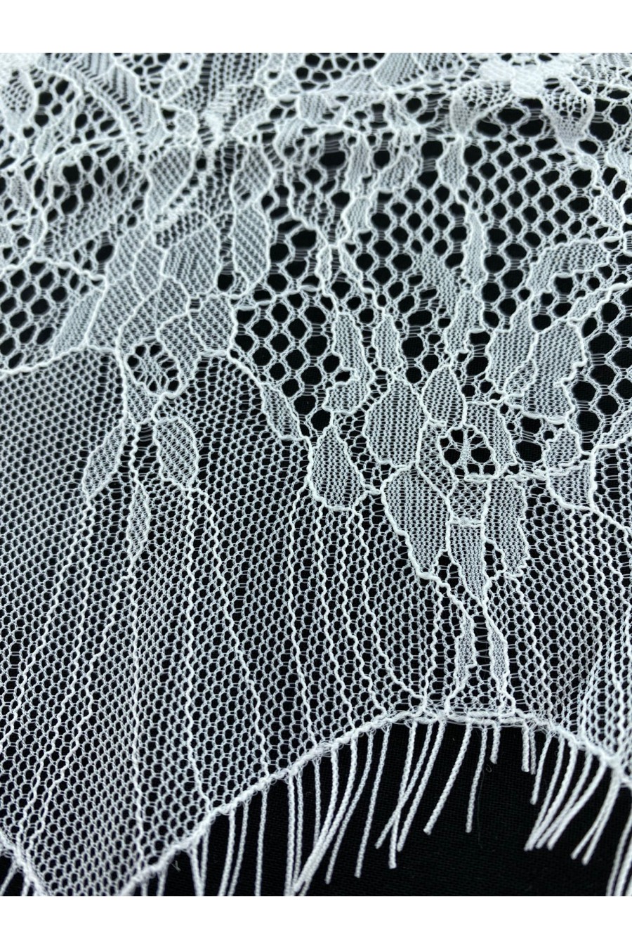 Siyah PU Yaka Brode Kumaş | Şık ve Dayanıklı