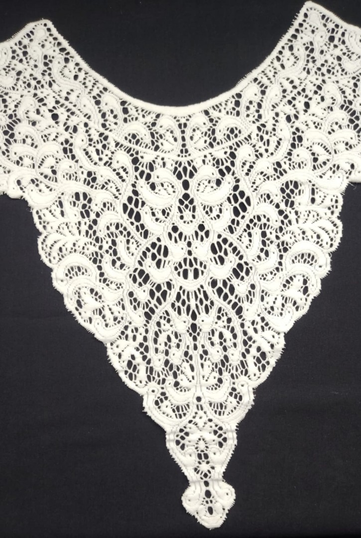 Ham Polyester Yaka Dantel