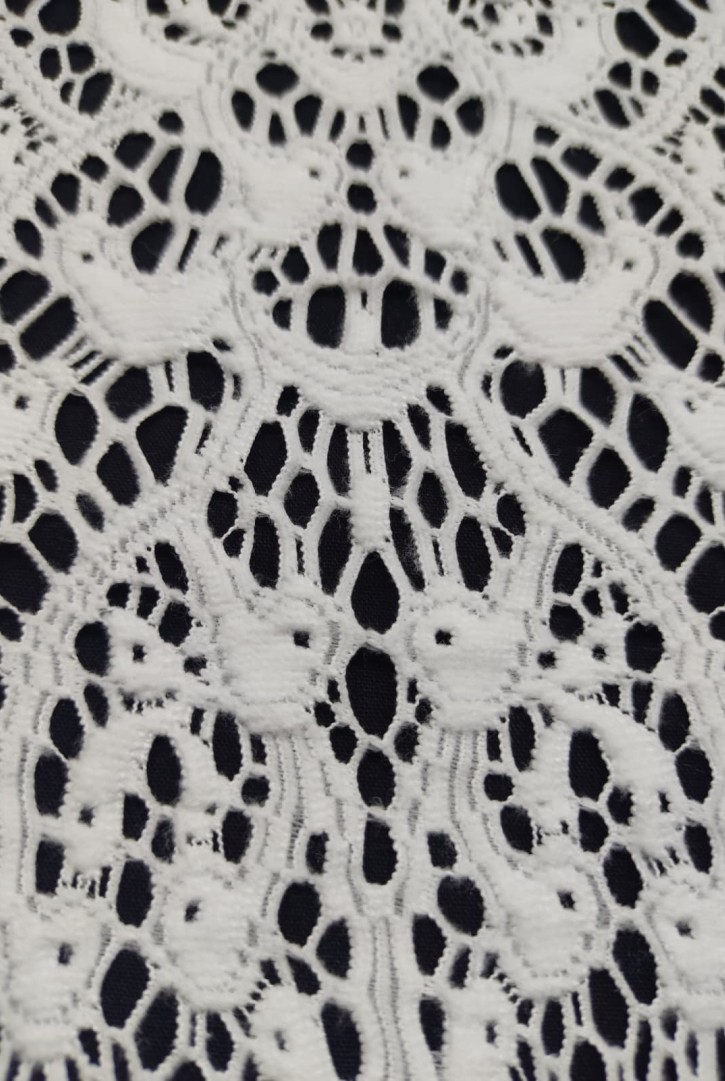 Ham Polyester Yaka Dantel