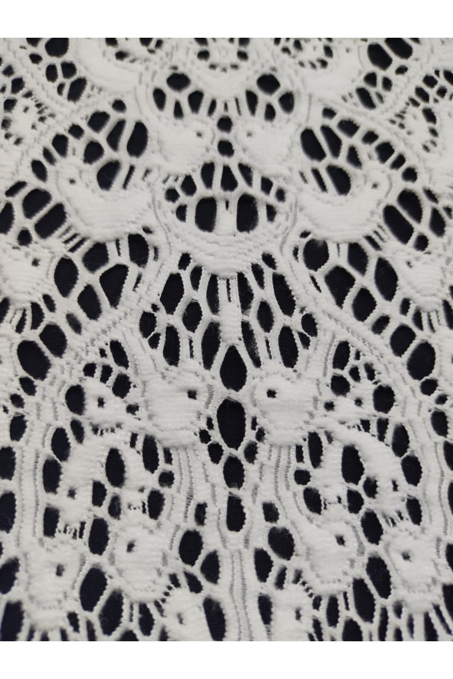 Ham Polyester Yaka Dantel