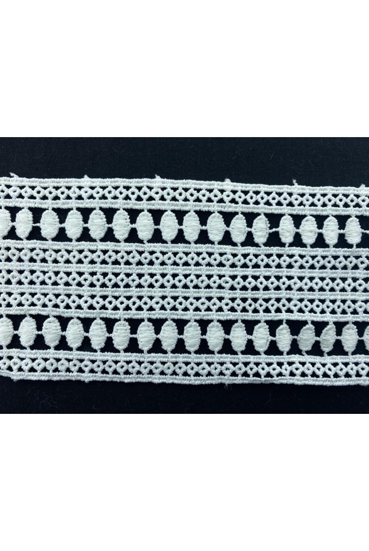 Ham Mat Polyester Güpür Brode Bant