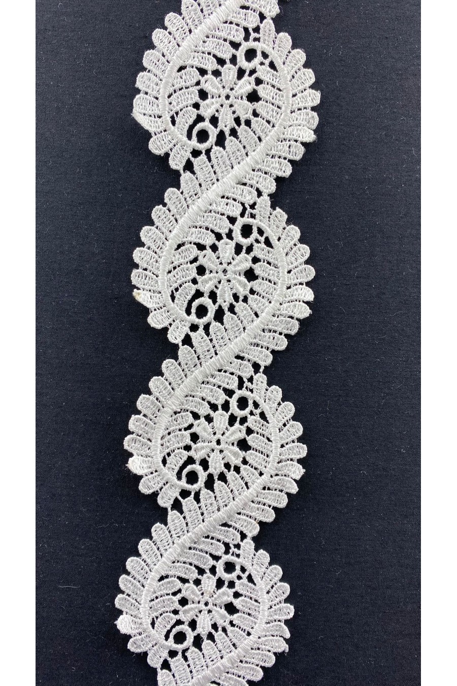 Parlak Ham Polyester Brode Bant, 5.5 cm