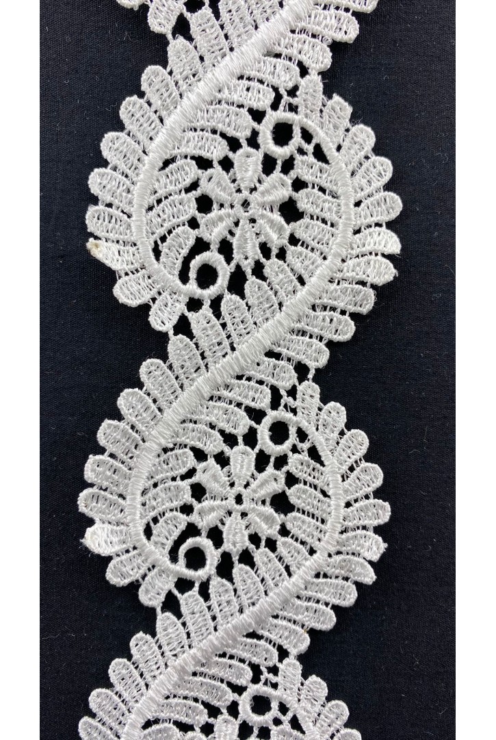 Parlak Ham Polyester Brode Bant, 5.5 cm