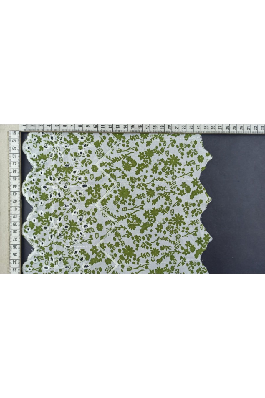 12750-METRE Yeşil Pigment Baskılı Vual Brode Bant