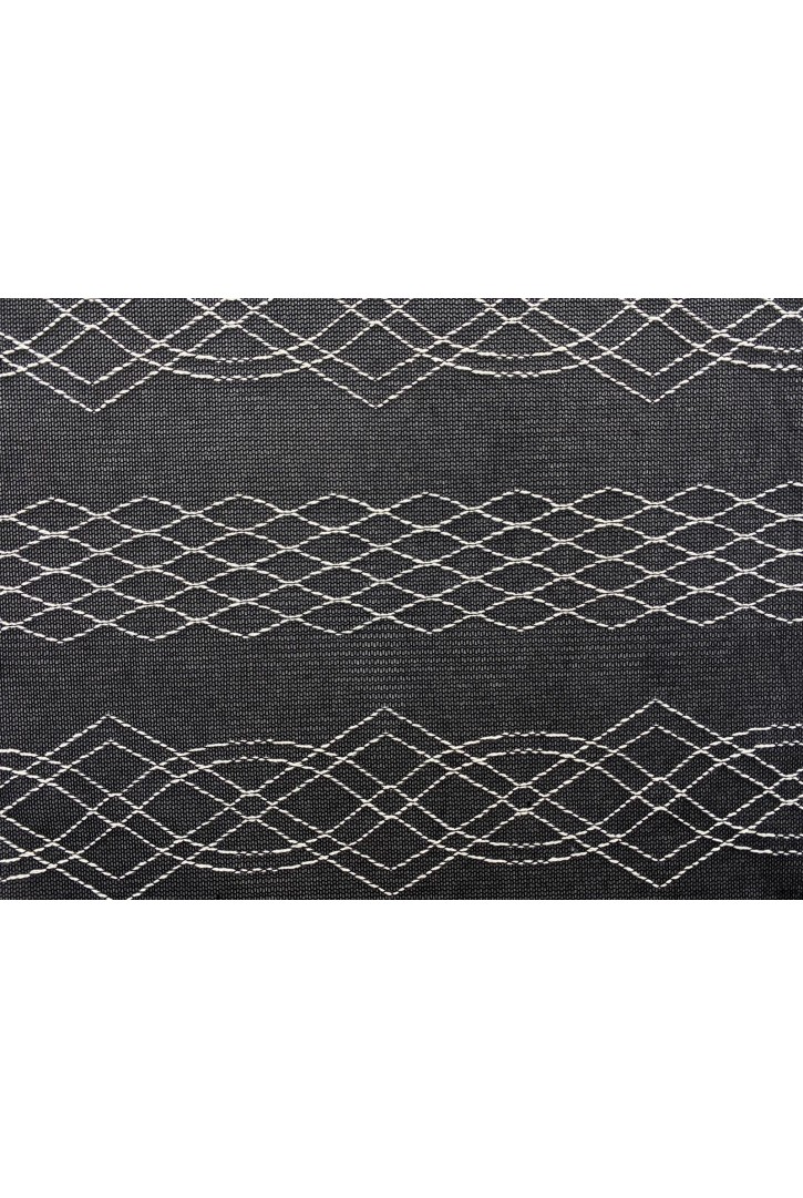 Siyah Pamuk Polyester Dantel, 145 cm