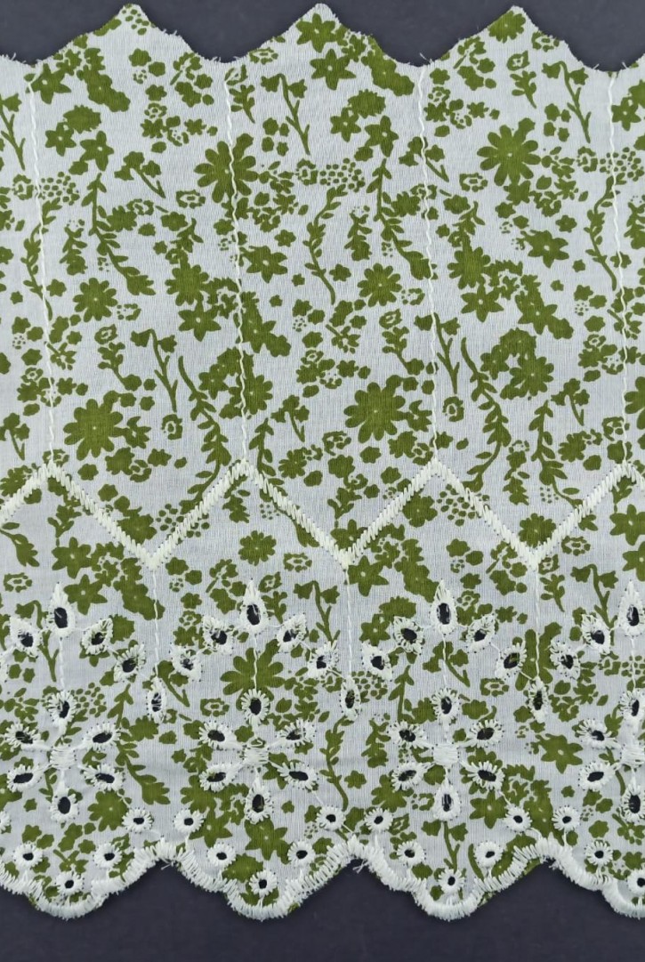 Yeşil Pigment Baskılı Vual Brode Bant