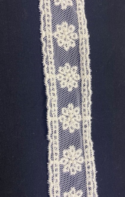 Ham Pamuk Tül Üzeri Brode Bant