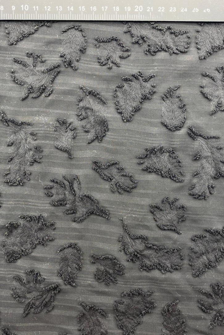 Siyah Kesme Jakar Şifon