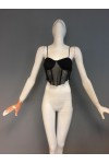 Siyah Batchy Büstiyer, XS