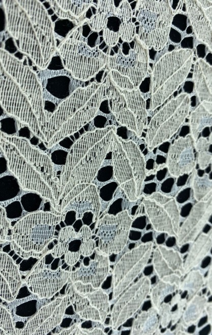 Pamuk Polyester Dantel, 150 cm, Yerli