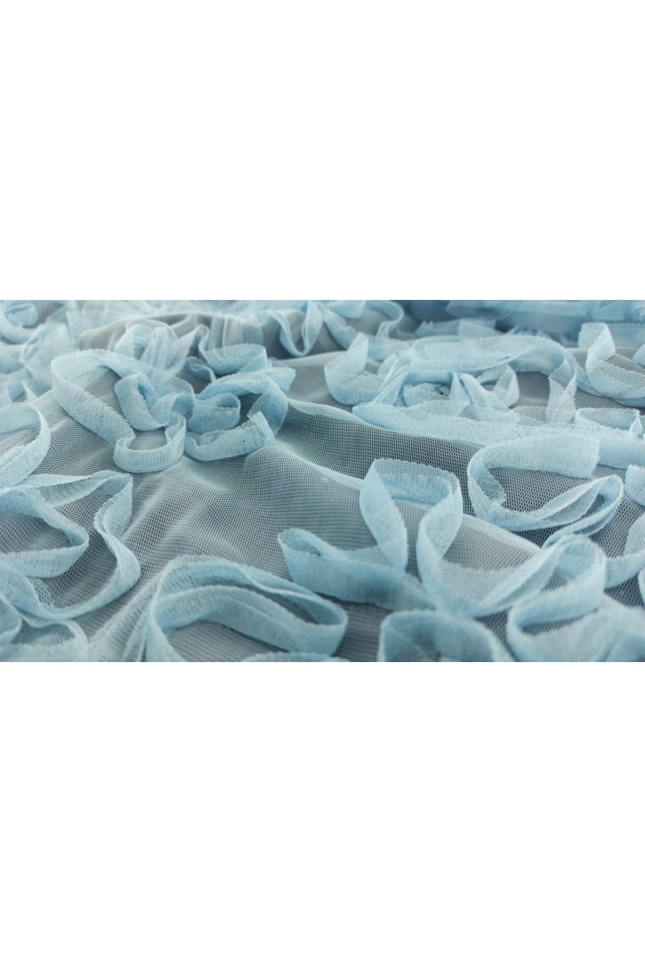 Mint Süzeneli Tül Kumaş - Yerli Polyester, 130 cm (11203)