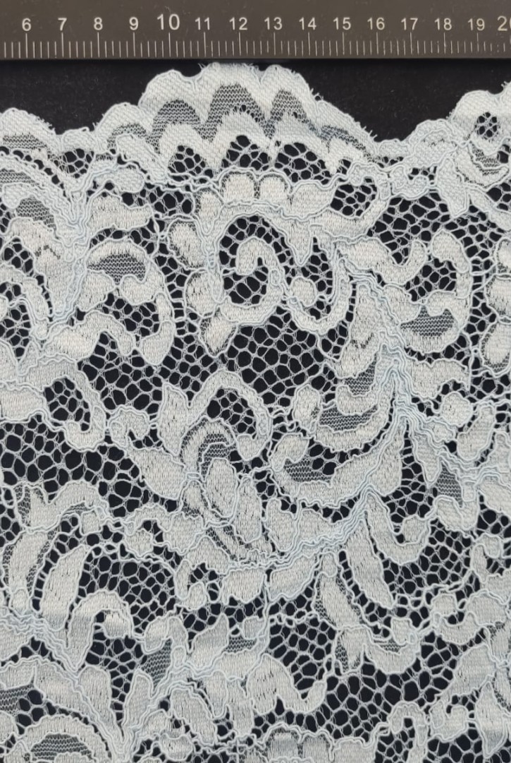 Bebe Mavi Kordlu Naylon Dantel - 150 cm