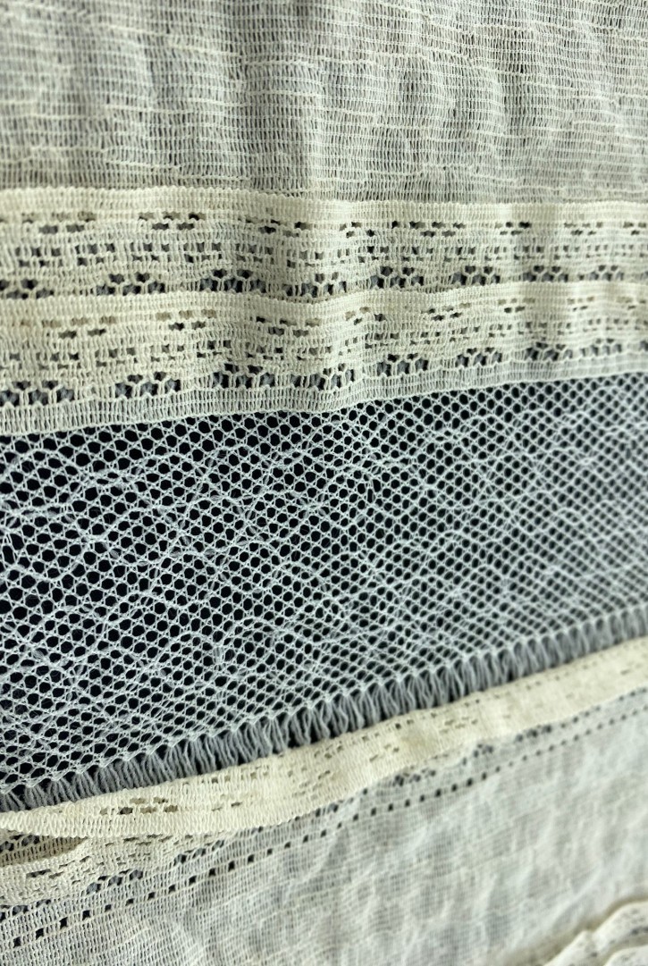 Kalın Fikse Naylon Pamuk Dantel