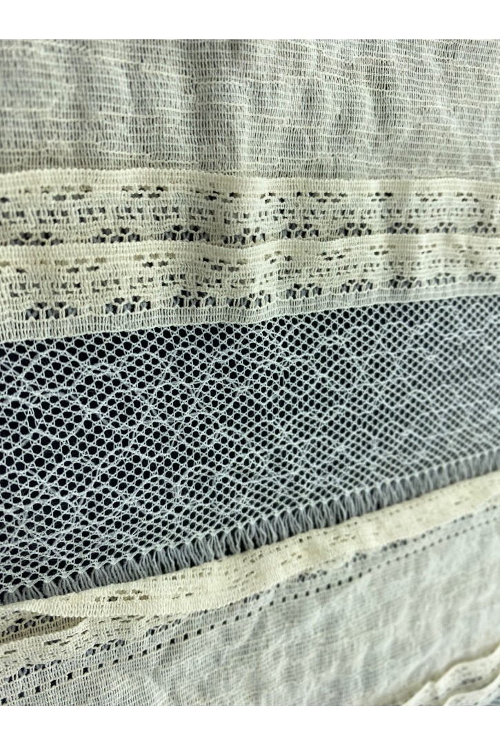 Kalın Fikse Naylon Pamuk Dantel