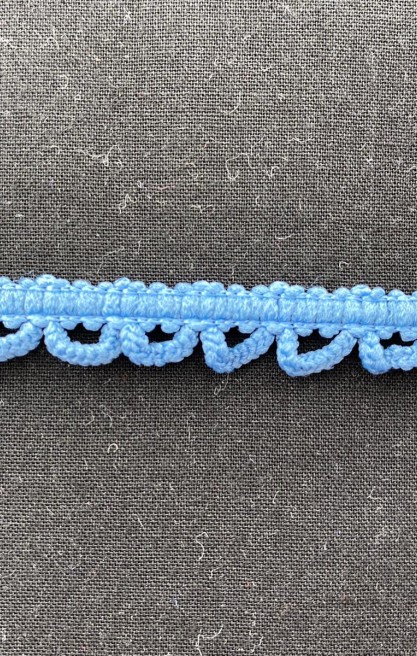İndigo Mat Brode Bant, Polyester, 1 cm