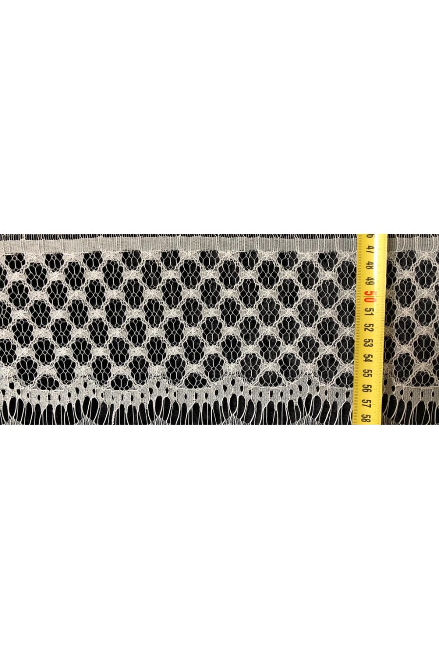 8558-ADET Fikslenmiş Naylon Sakallı Kordlu Dantel Bant