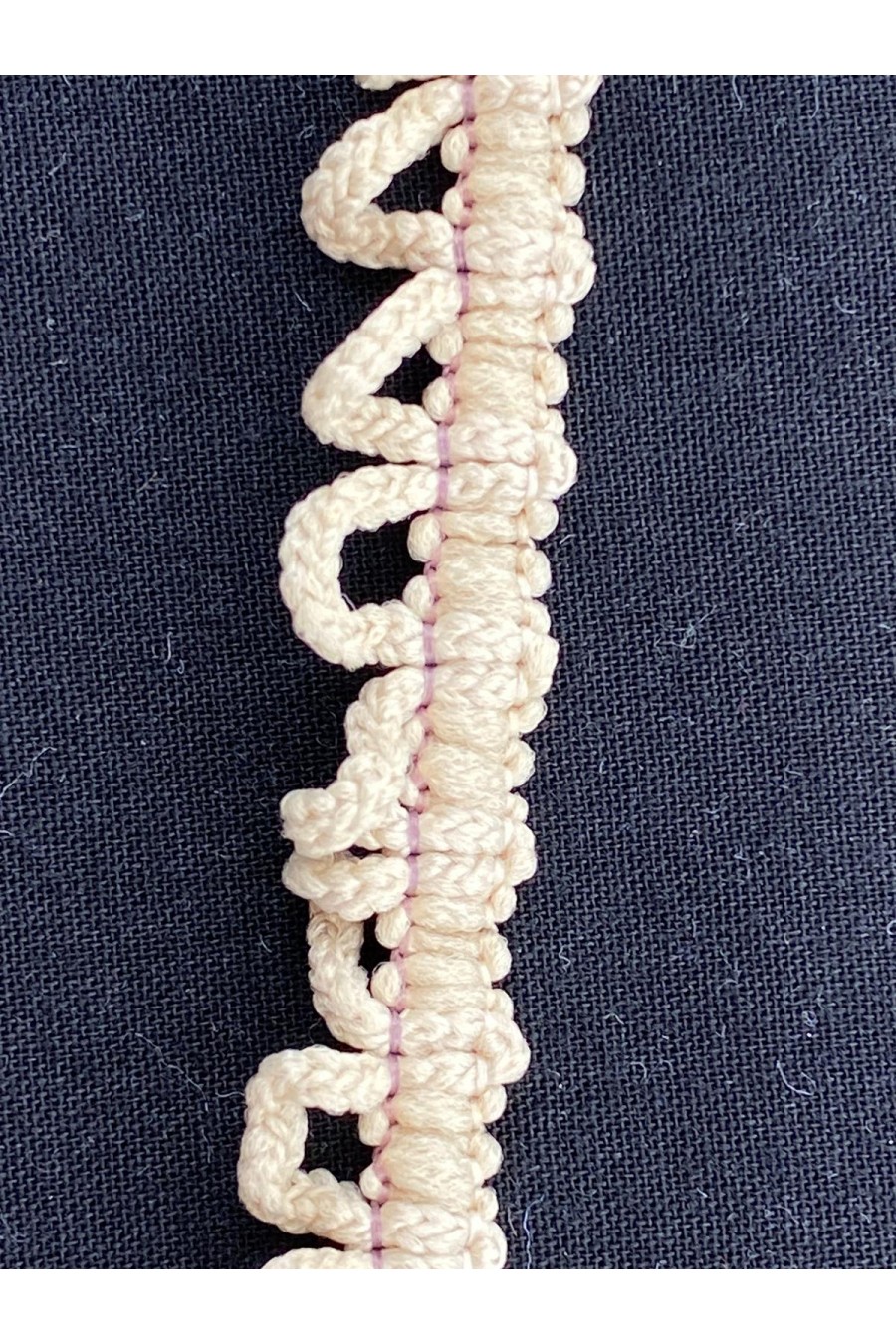 Sütlü Kahve Renk Mat Polyester Brode Bant