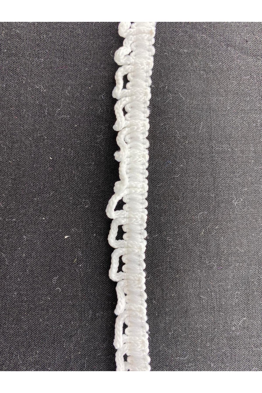 1 cm Genişliğinde Mat Polyester Kasar İşlemeli Yerli Brode Bant